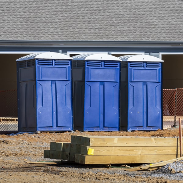 how do you ensure the portable restrooms are secure and safe from vandalism during an event in Harwinton